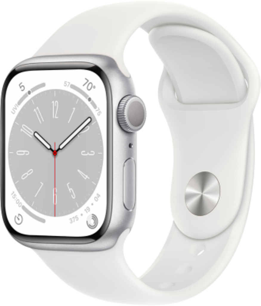 Смарт-часы Apple Watch Series 8 GPS 41mm Silver Aluminium Case with White Sport Band (MP6K3UL/A), MP6K3UL/A
Смарт-часы Apple Watch Series 8 GPS 41mm Silver Aluminium Case with White Sport Band (MP6K3UL/A), MP6K3UL/A