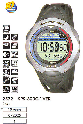 Часы CASIO SPS-300C-1VER