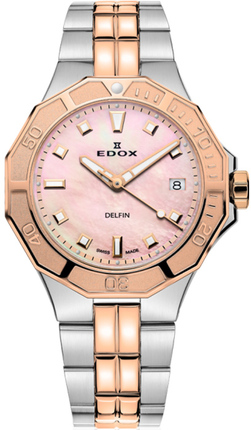 Часы Edox Delfin The Original Diver Date Lady 53020 357RM ROR