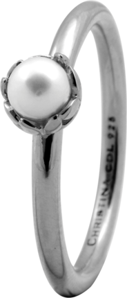 Кольцо CC 800-2.2.A/51 Pearl Flower silver 