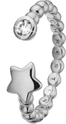 Кольцо CC 800-2.13.A/55 Single Star silver 
