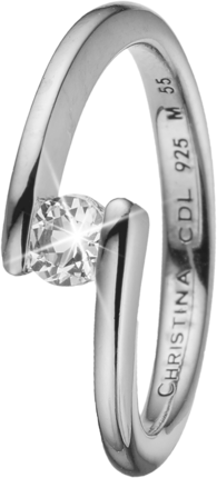 Кольцо CC 800-3.14.A/59 Supernova silver 