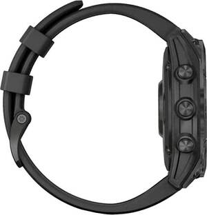 Смарт-часы Garmin fenix 7 Sapphire Solar Carbon Gray DLC Titanium with Black Band (010-02540-21)
