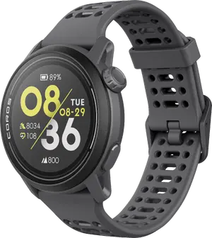 Смарт-часы COROS PACE 3 Black with Silicone Band (WPACE3-BLK