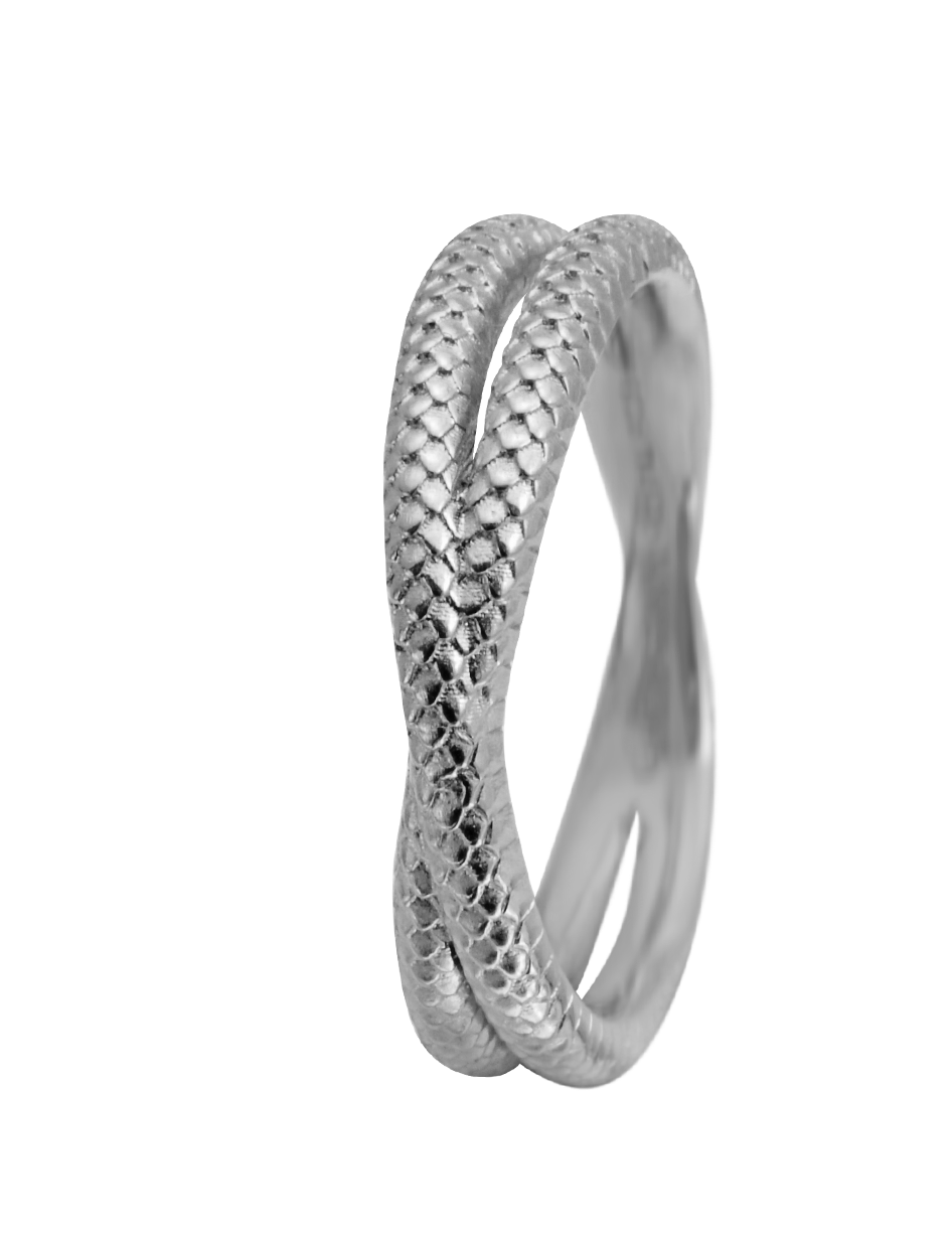 

Кольцо CC 800-1.11.A/55 Twin Snake silver, 800-1.11.A/55