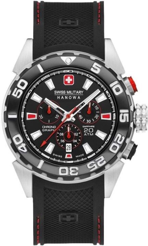 

Часы Swiss Military Hanowa Scuba Diver Chrono 06-4324.04.007.04, 06-4324.04.007.04